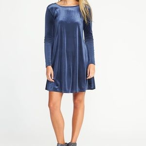 Old Navy Velvet shift dress